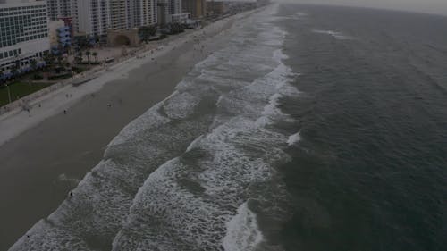 Drone Footage of a Beach