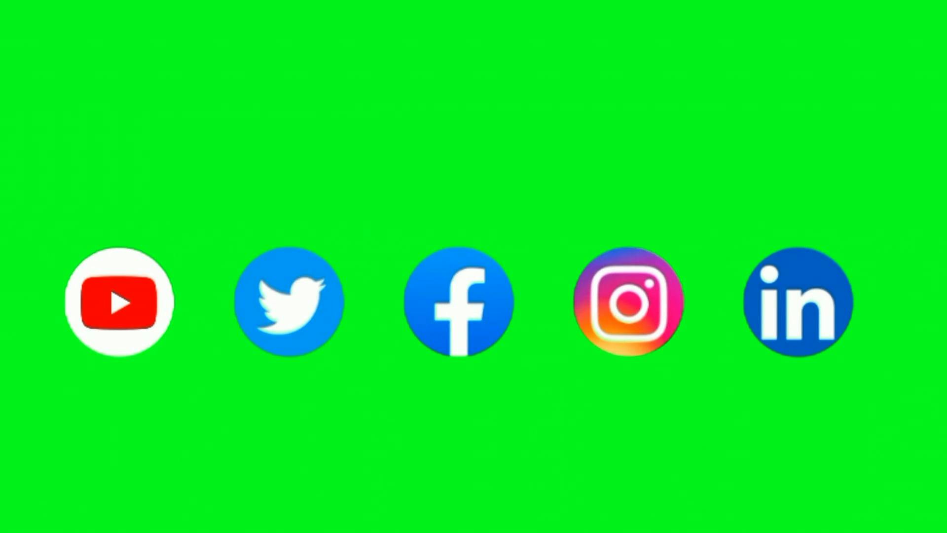 Tela Verde Redes Sociais FREE (Facebook, Instagram, Twitter) 2019 - YouTube  | First youtube video ideas, Instagram logo, Youtube logo