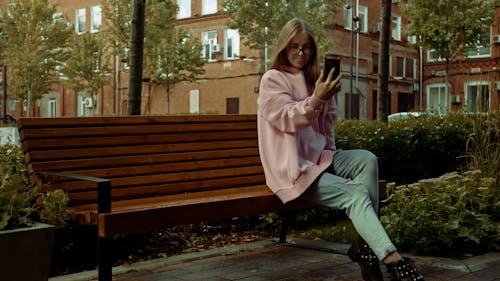 Woman using Smartphone