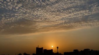 城市风景早上天空高清视频免费下载视频素材