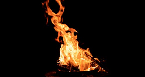 Close up of a Burning Flame