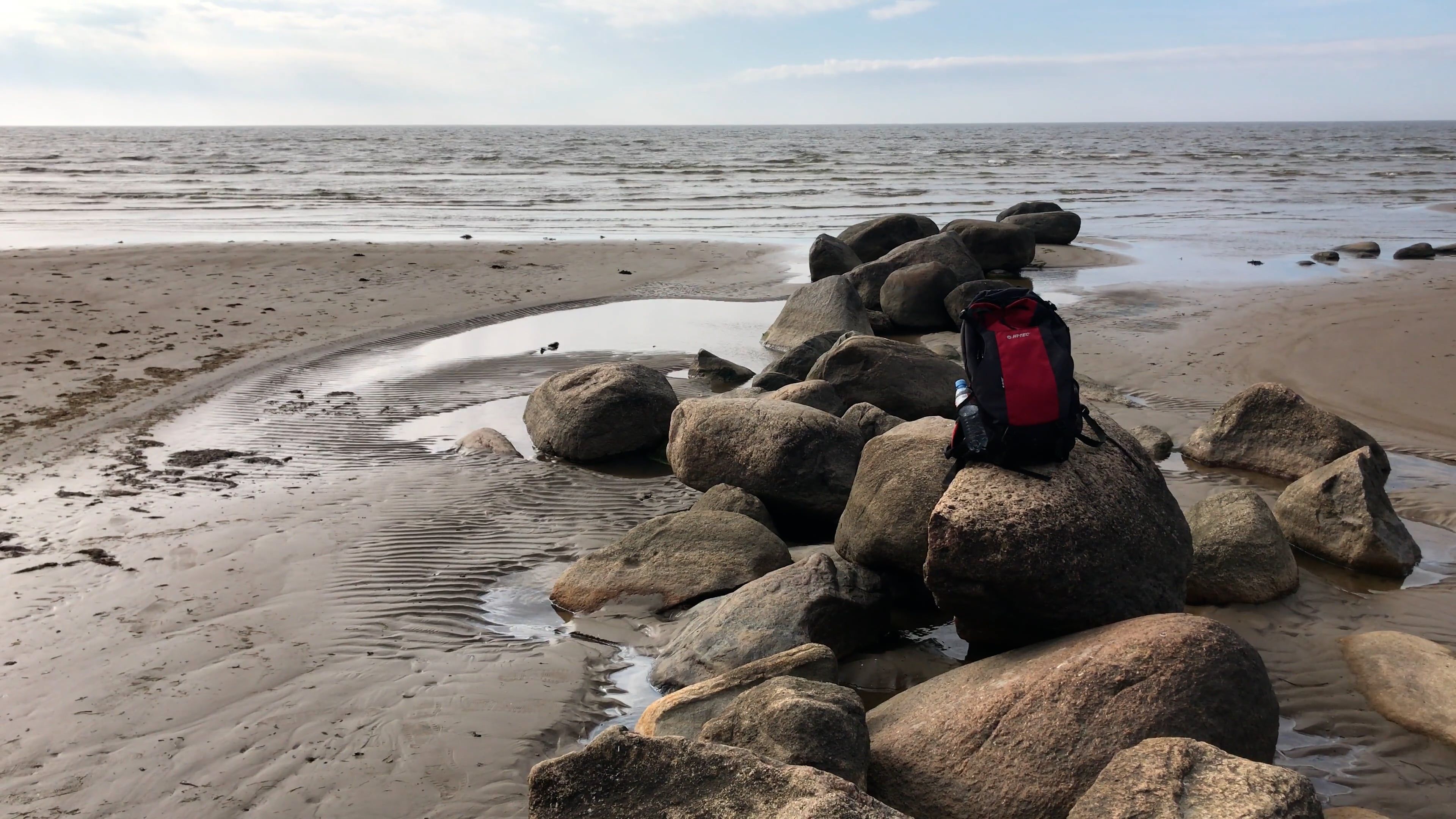 Back Pack on Top of Big Rocks Free Stock Video Footage, Royalty-Free 4K ...