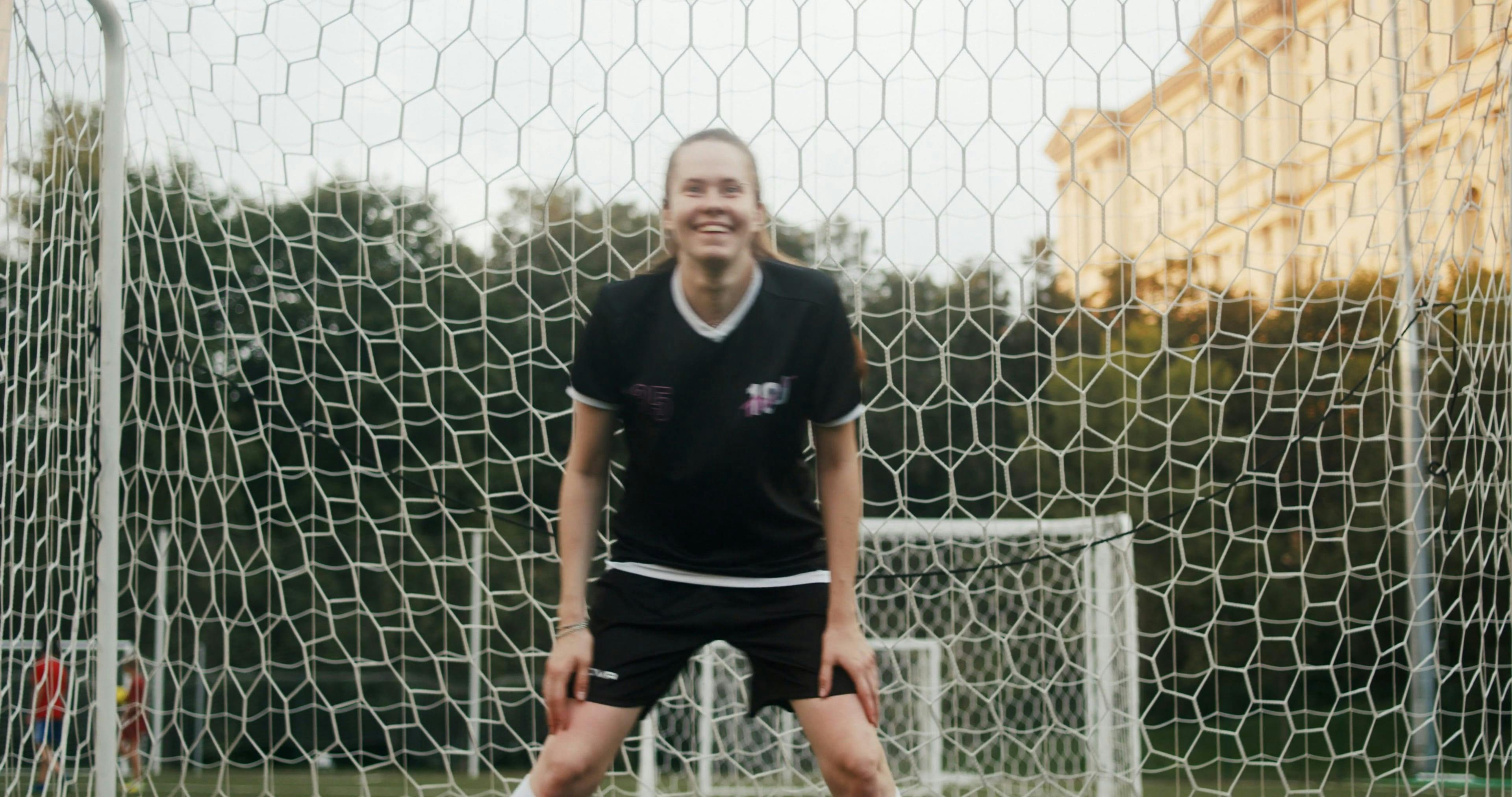 Woman Playing Soccer · Free Stock Video