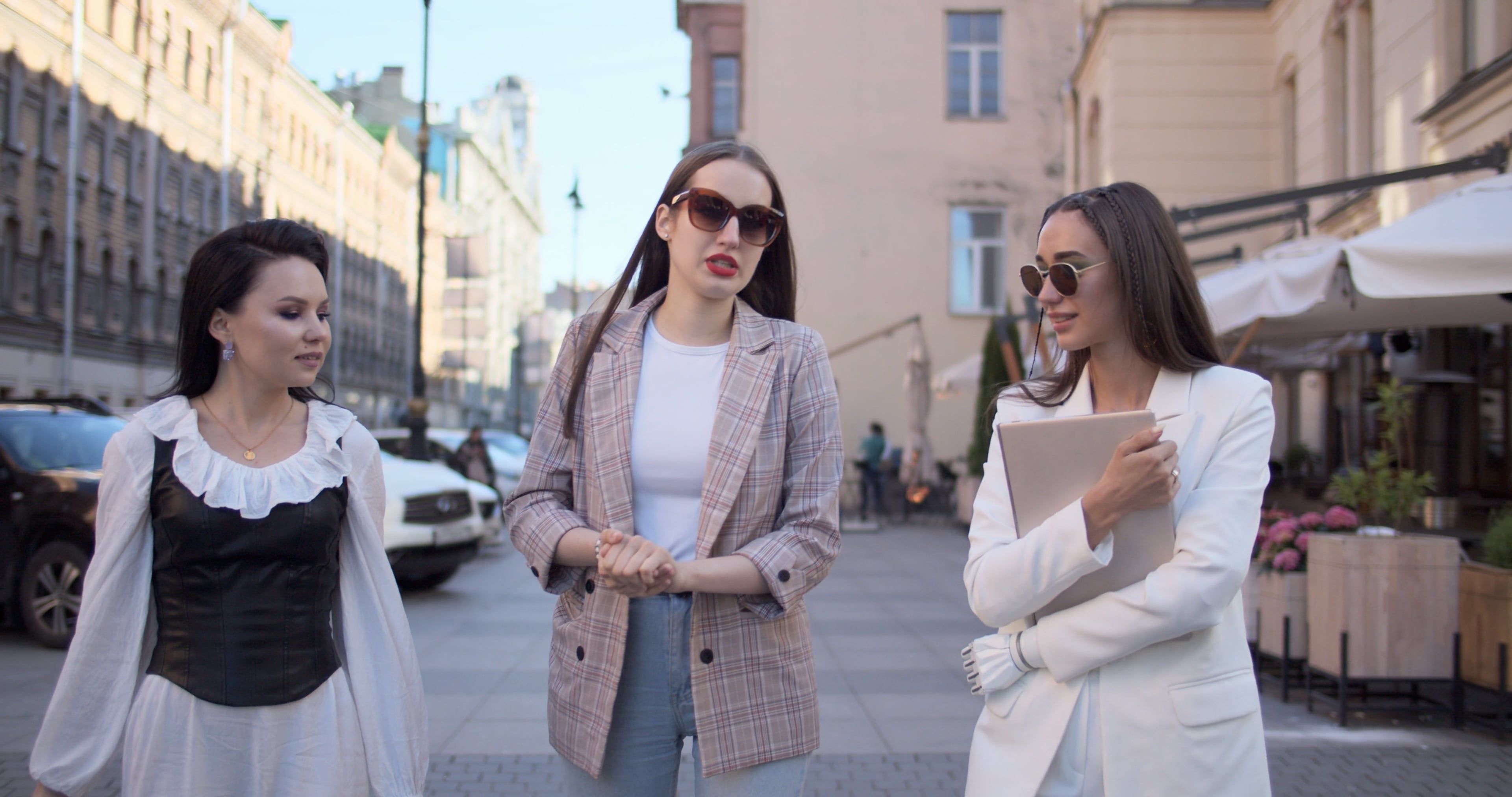 Women Walking on the Street Free Stock Video Footage, Royalty-Free 4K ...