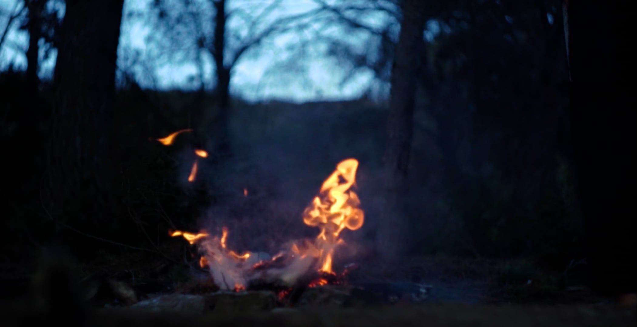 Close Up Shot of a Bonfire Free Stock Video Footage, Royalty-Free 4K ...