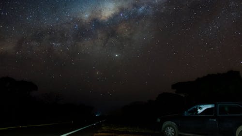 A Time-Lapse Video of a Starry Night