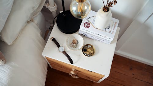 Objects on a Bedside Table