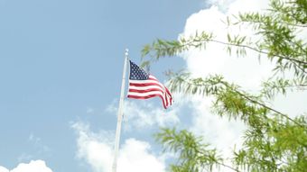 国旗飘扬视频素材视频素材