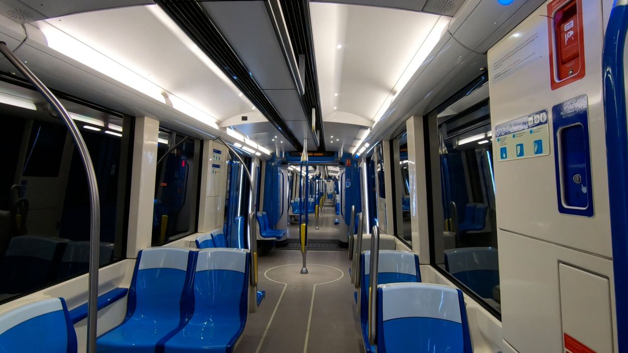 Moving Train Inside View on inside of train while moving Free Stock Video Footage, Royalty ...