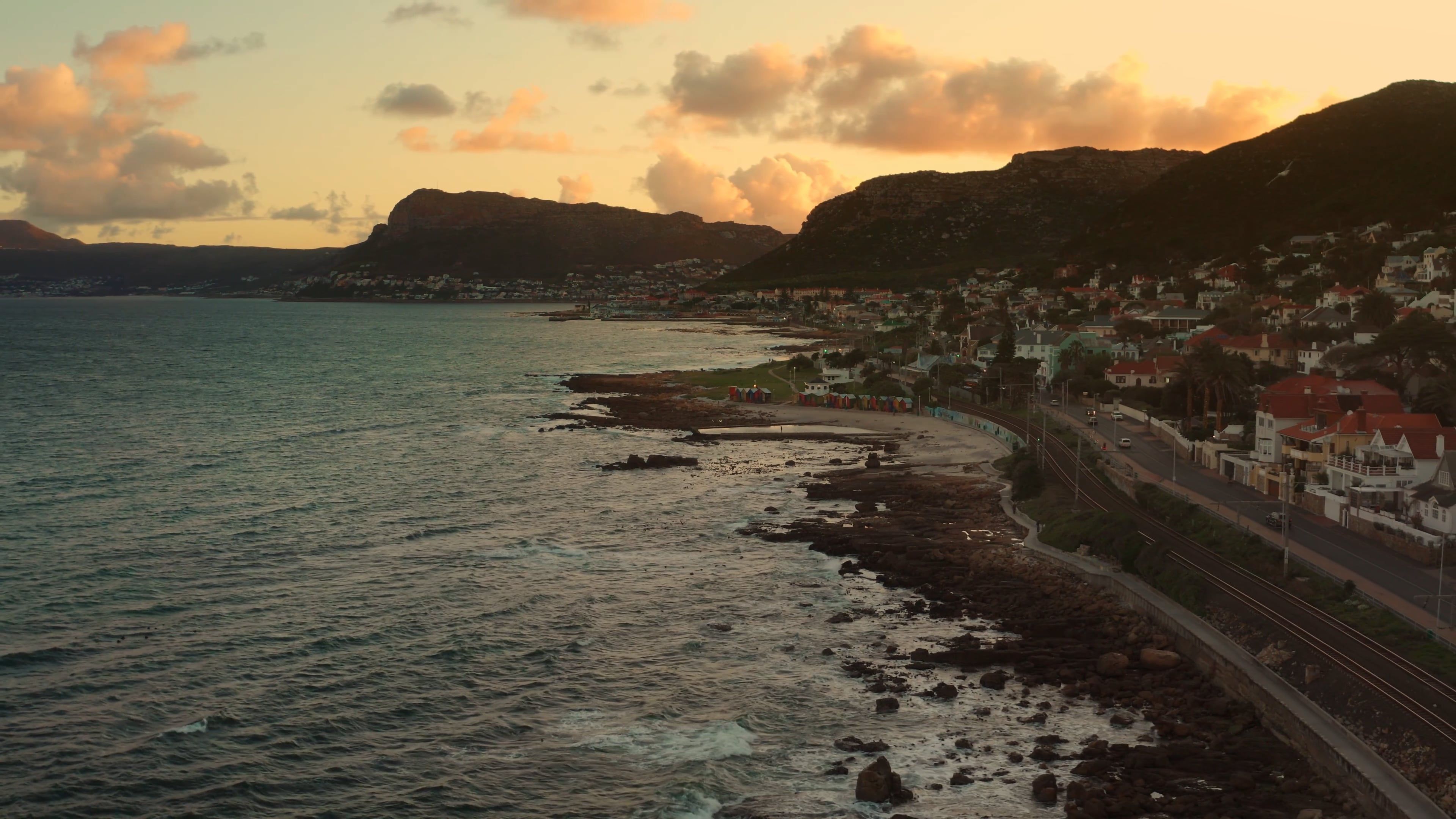 Drone Footage of a Coast Free Stock Video Footage, Royalty-Free 4K & HD ...