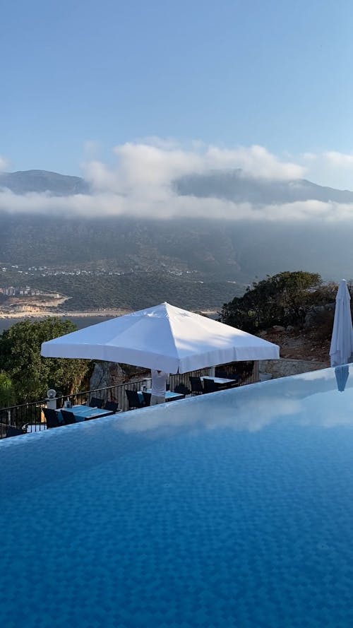 Infinity Pool Overlooking the Beautiful Nature