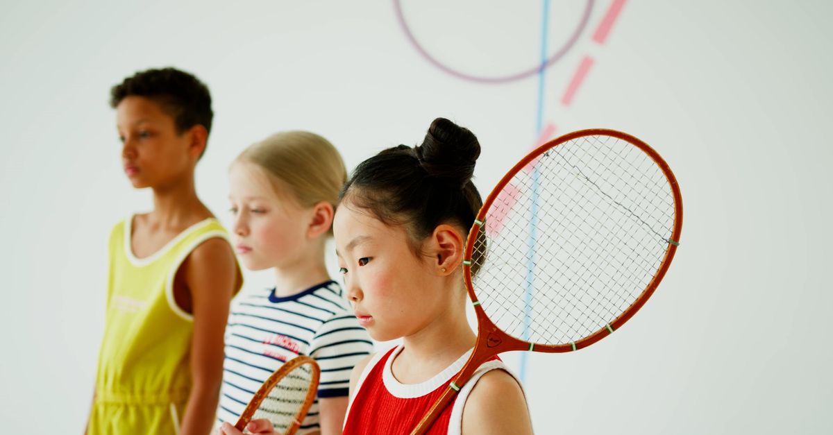 Kids With Rackets Children Holding Tennis Rackets Free Stock Video Footage, Royalty-Free ...