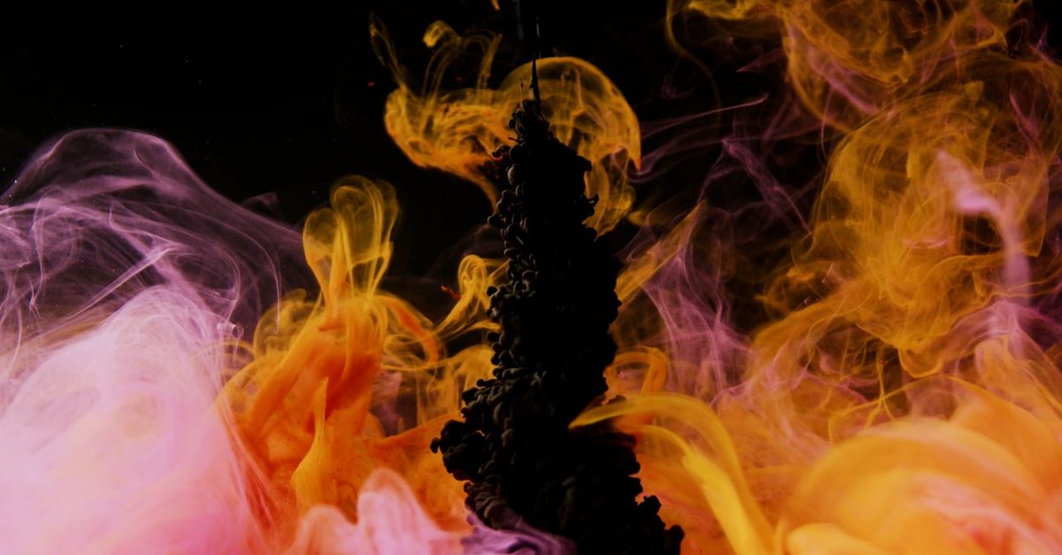 Diffusion Ink Animation High-Speed Photography of Colorful Ink Diffusion in Water Free Stock ...