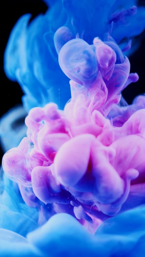 Colorful Liquids Mixed With Water