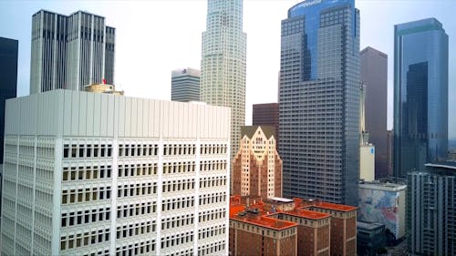 Aerial Footage of Tall Buildings