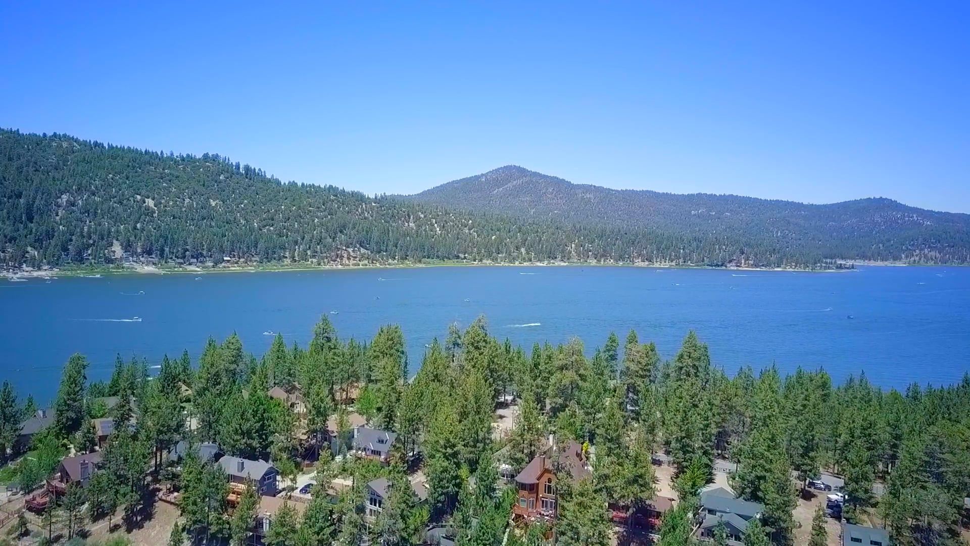 Drone Footage of Watercrafts at Blue Lake Free Stock Video Footage ...