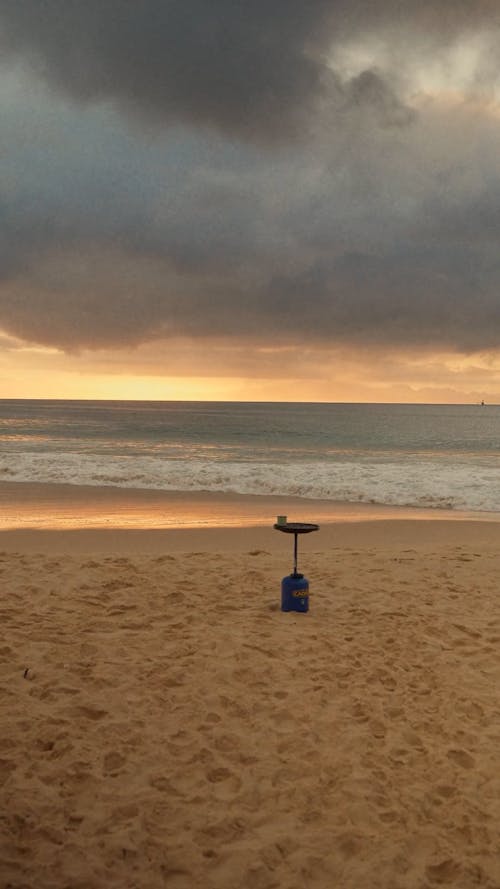 Waves Crashing on the Beach