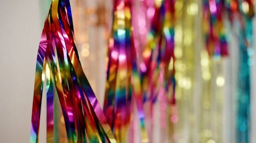 Decorative Flags Hanging on the Wall