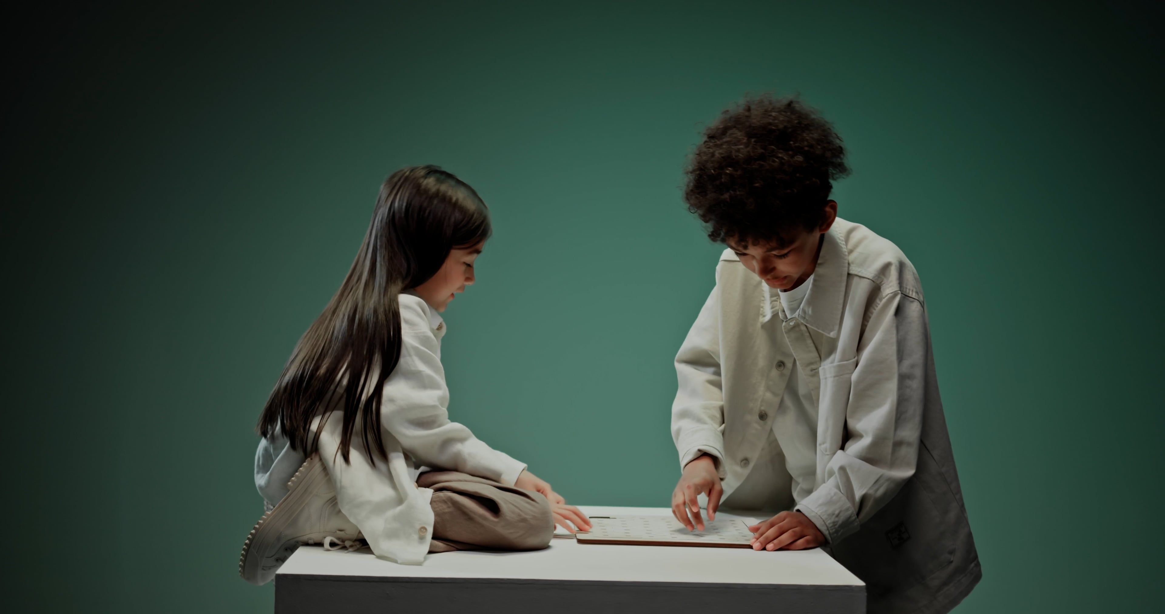A Boy and a Girl Doing a Jigsaw Puzzle Free Stock Video Footage ...
