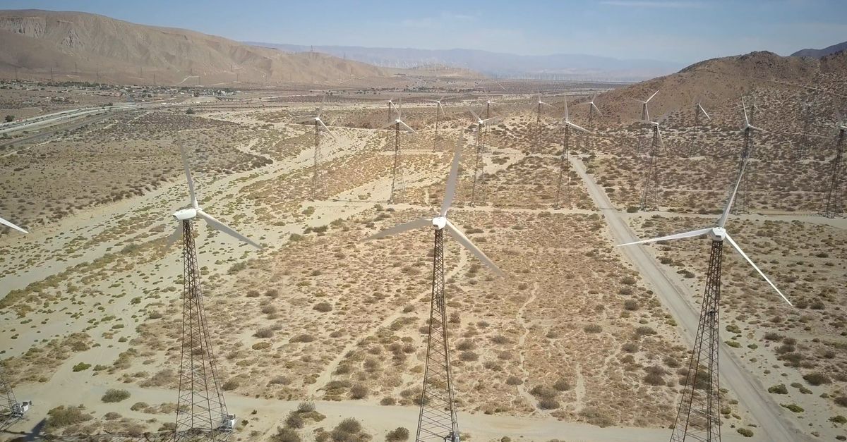 Windmill Video Drone Footage of Windmills Free Stock Video Footage, Royalty-Free 4K ...