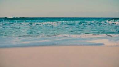 landscape of sea waves