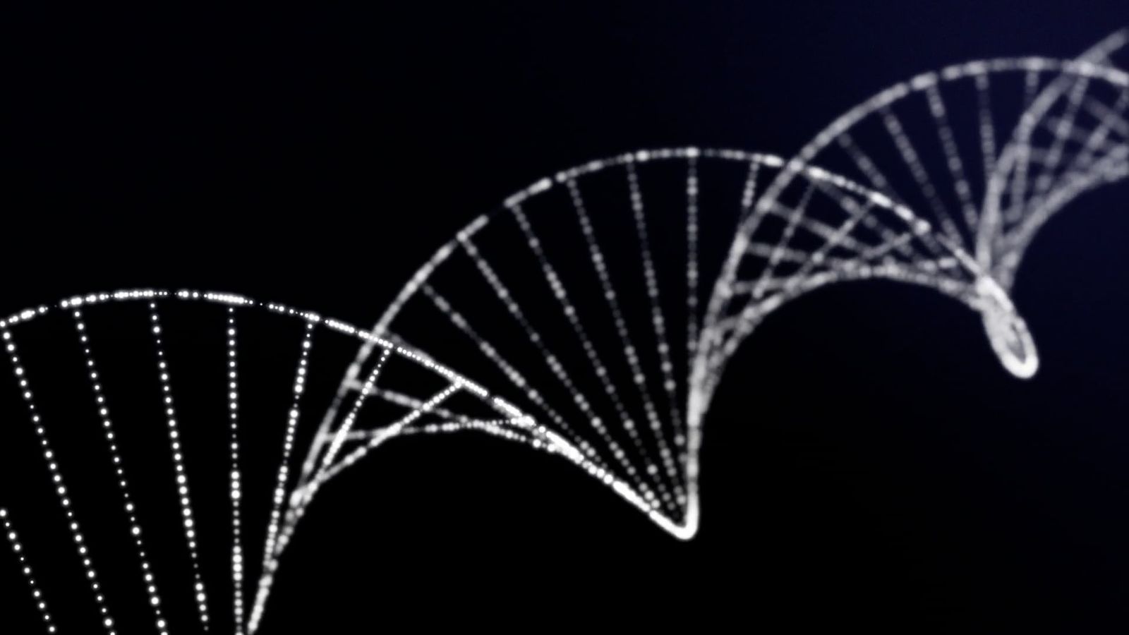 Abstract 3D DNA Helix Animation in 4K Free Stock Video Footage, Royalty ...