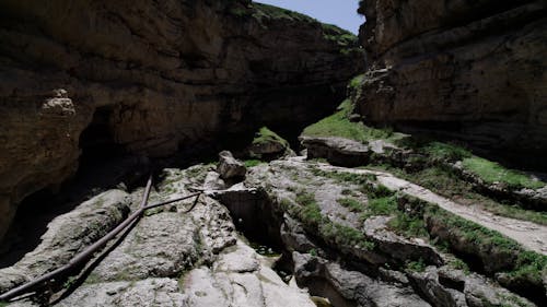 Drone Footage of a Geological Formation