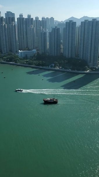 维多利亚港高清视频高清视频视频素材