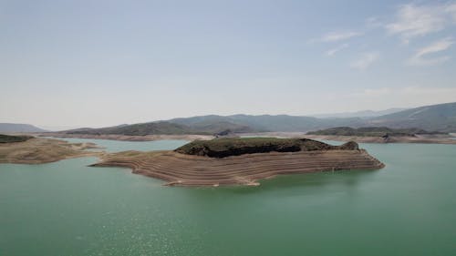 Bird's Eye View of a Reservoir