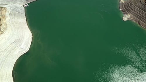 Drone Footage of a Reservoir