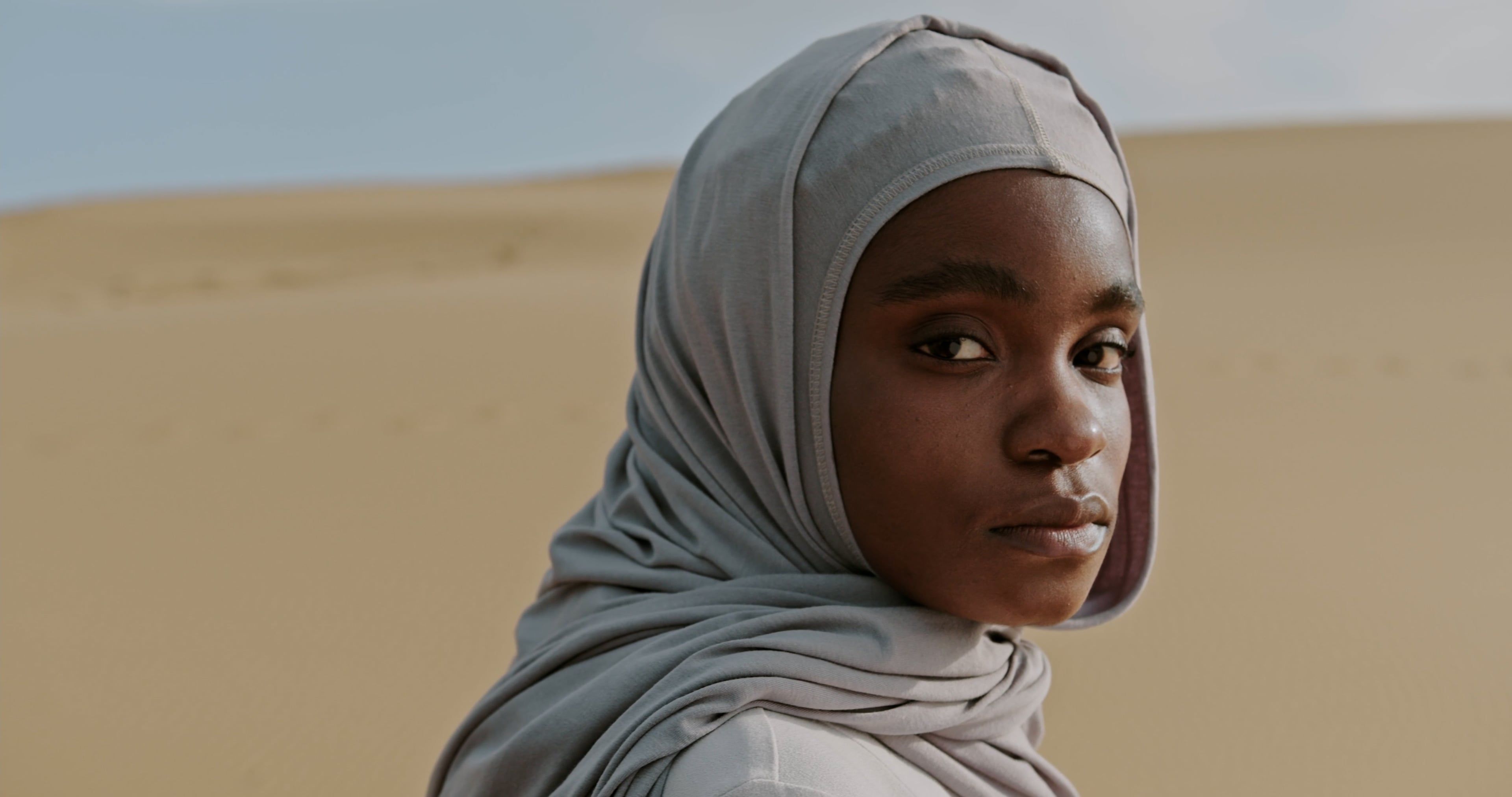 Close up Shot of a Young Woman Wearing a Hijab Free Stock Video Footage ...