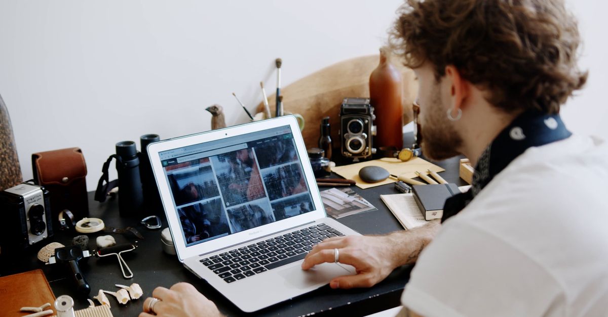 Man Using Computer 4k A Man using his Laptop Free Stock Video Footage, Royalty-Free 4K & HD ...