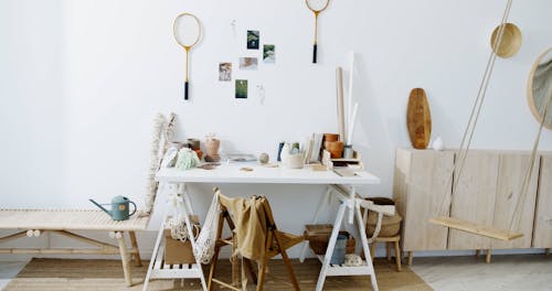 A Table with Objects on Top