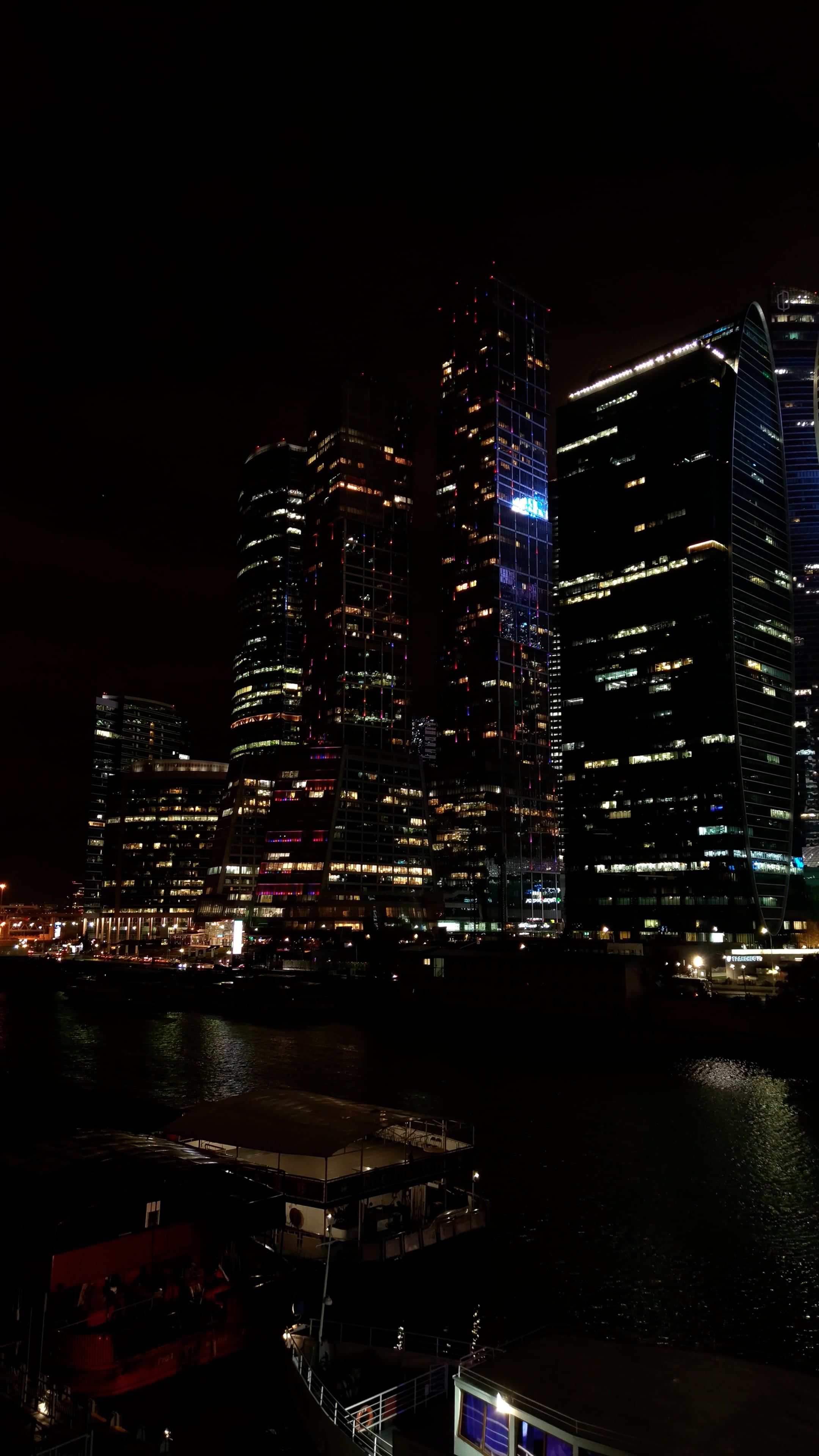 skyscrapers at night in a city 9921190 — free pexels stock footage