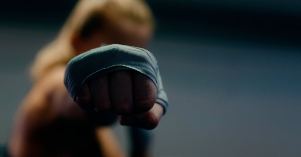 Punching Position A Person Doing a Punching Position Slowly Free Stock Video Footage ...