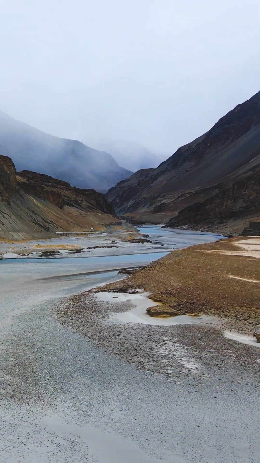 Drone Footage of Mountains and a River Free Stock Video Footage ...
