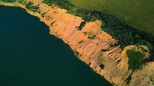 Drone Footage of a Lake