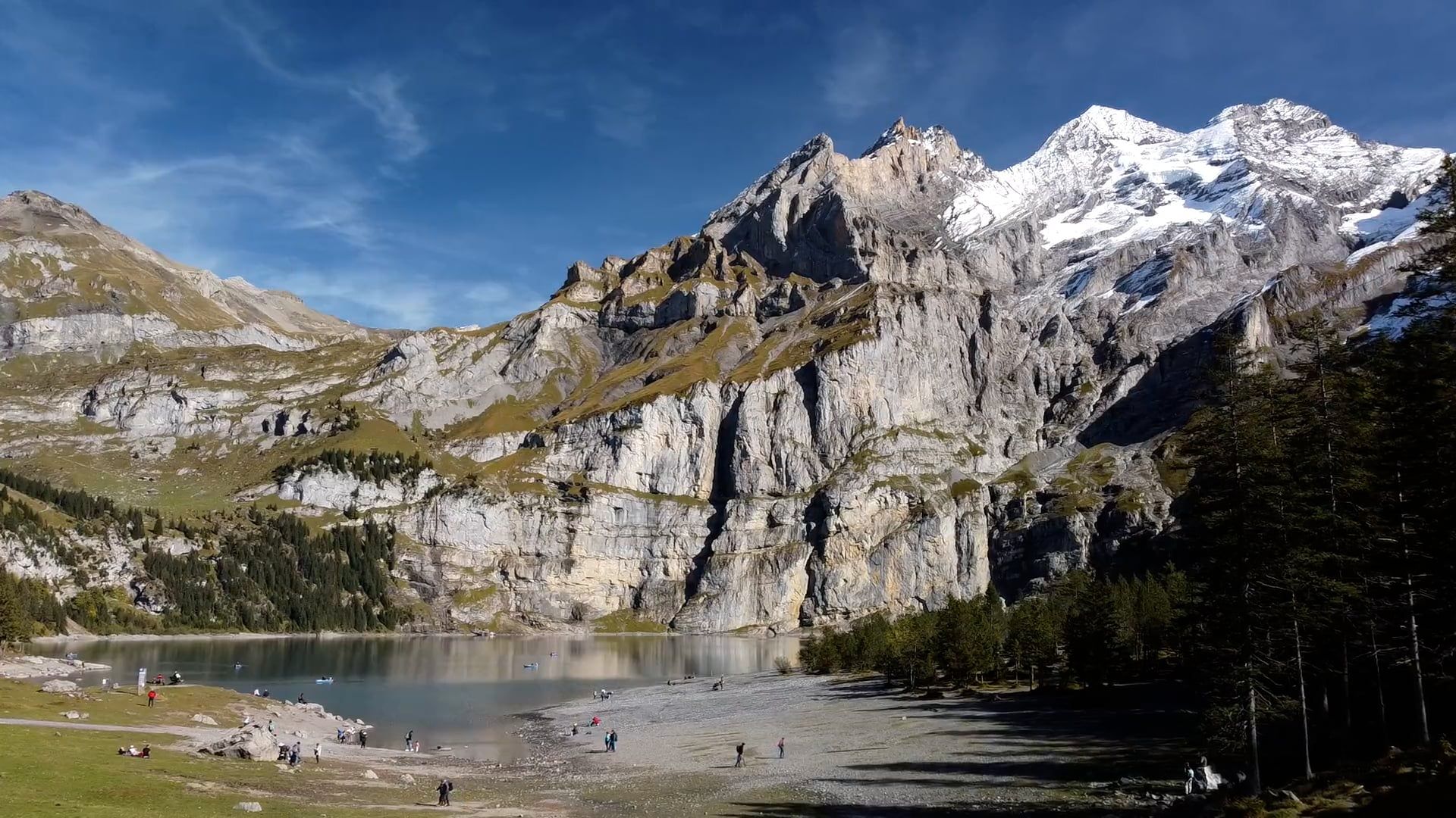 Aerial Footage of Mountains and Lake Free Stock Video Footage, Royalty ...