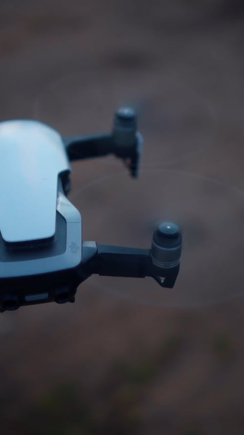 Close-up of Hovering Drone